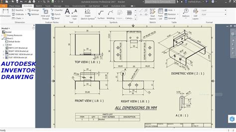 sheet metal drafting kit|sheet metal drawing for practice.